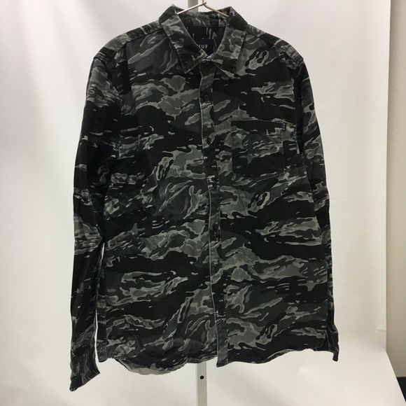 HUF Other - Huf Tiger Camo button up